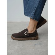 Resim Hiva Kahve Hakiki Süet Kadın MAKOSEN 