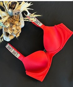 Resim Orkide Işıltılı Askılı Bra Foam Cup 8830 Kırmızı 