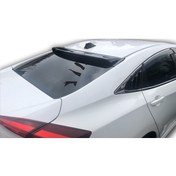 Resim Honda Civic Fc5 Uyumlu Yedek Parça Cam Üstü Spoiler Boyalı Fiber 