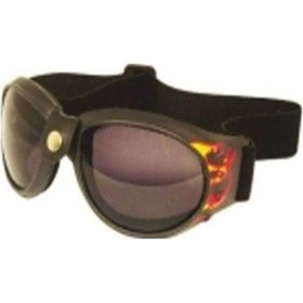 Resim Motosiklet Gözlük Chopper Ve Scooter Model Lastikli Gözlük 