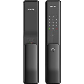 Resim Philips Siyah Easykey Alpha 5HB Bas Çek Akıllı Kapı Kilidi (EP.BCK.001.0003.R001) 