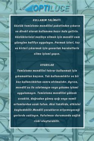 Resim OPTILUCE Gözlük Temizleme Mendili 40'lı 3 Adet 