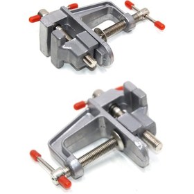 Resim Özs Mini Sabit Masa Mengenesi 40 MM Alimünyum 1 Adet 