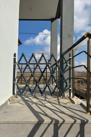 Resim Rudu Akordiyon Çocuk, Bebek, Pet Merdiven Korkuluk Güvenlik Kapısı 40-140 Cm Arası Uzayabilen 