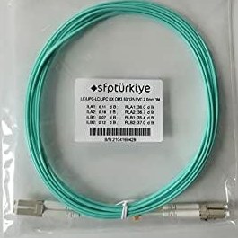 Resim SFPTÜRKİYE I MM OM3 LC-LC PATCH KABLO (5'li Paket) (5 Metre) 