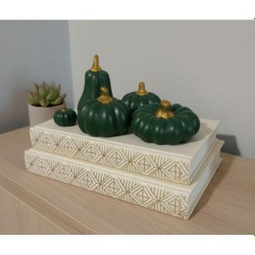 Resim 5 Li Dekoratif Kabak Yeşil 
