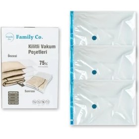 Resim Mcreative Co. Vakumlu Hurç Poşet Setleri 3 Parça 80X100-2, 100X130-1 