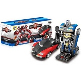 Resim Oyuncak Robota Dönüşen Araba Sesli Işıklı Pilli Transformers Araç 