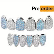 Resim RICH BABY BLUE DIAMOND GRILLZ (Special Order•High Quality) 