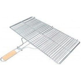 Resim 60 Cm Kalın Parlak Krom Paslanmaz Tel Izgara Et Izgarası 