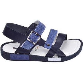 Resim Kiko Kids Erkek Çocuk Sandalet Şb 2517-26 Siyah-mavi-beyaz 001 