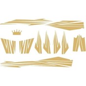 Resim Gold Cup Sticker Seti 