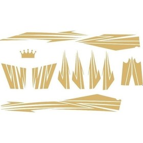 Resim Gold Cup Sticker Seti 