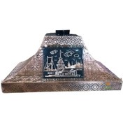 Resim Bakır Davlumbaz 4 Gözlü Çay Kazanı İçin Kızkulesi Bakır Davlumbaz 