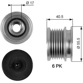 Resim GATES ALTERNATOR KASNAGI W202 9701 W210 9802 V-CLASS 638/2 9903 VITO 638 9903 SPRINTER 0006 