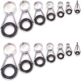 Resim Xin Yue Zhang Ξ Ny Ue Zhang 14 Adet Olta Kılavuzları Ucu 7 Boyutları Teleskopik Uç Tamir Takımı Hattı Yüzükler Göz Seti (Yurt Dışından) 