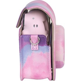 Resim Fujifilm Instax Mini 12 Makine Uyumlu Çok Renkli Deri Kılıf 