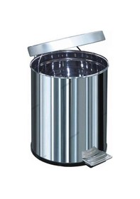 Resim Arı Metal 1051 Paslanmaz Pedallı Çöp Kovası Su Sızdırmaz 50 Lt 