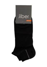 Resim Jiber Erkek Modal Patik Likralı Çorap 6104/6106 - 12 Adet Siyah 