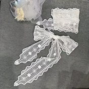 Resim Kadınların Vintage Dantel Gibi Kemer - Zarif Düğün, Parti, Günlük Bel Sıkıştırma - Zarif Çiçek Gibi Desen - Makinede Yıkanabilir - Resmi ve Rahat Kıyafetler İçin - Elit Aksesuar Elbise, Etek, Bluzlar İçin - Kadın Moda Kemer, Elbise Aksesuarı, Dekoratif Kurdele Tasarımı, İncelikli Desenler, Parti Aksesuarı, Hafif Kumaş, Gelin Aksesuarları 