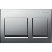 Resim Geberit Alpha35 Kumanda Kapağı Çift Basmalı, Parlak Krom - 115.04 
