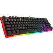 Resim Gamebooster G918 Fire Storm RGB Blue Switch Siyah Mekanik Gaming Klavye 