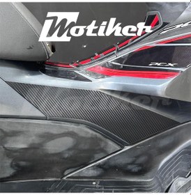 Resim Honda Pcx Stıcker Ayak Basamak Üstü Karbon Desen 