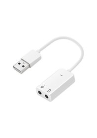 Resim Kablolu Ses Kartı Usb Ses Kartı Usb Ses Çevirici 