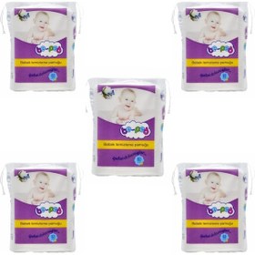 Resim Be-Ped Bebek Temizleme Pedi - Pamuğu 60'lı Paket x 5 Adet 