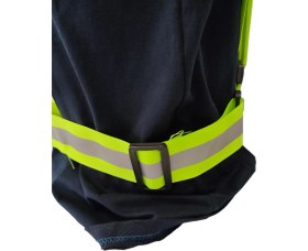 Resim Lacivert İş Elbiseleri Motorcu Reflektörlü Yelek(Motosiklet,Bisiklet,Scooter) 