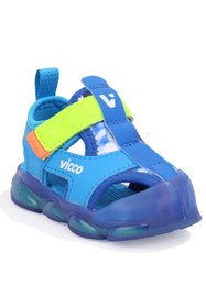 Resim Vicco Live 332B525Y217 Mavi Ortopedik Günlük Işıklı Erkek Çocuk Spor Sandalet 