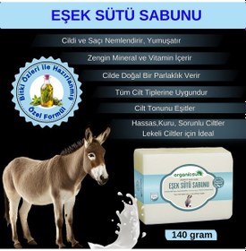 Resim Organicsun Doğal Eşek Sütü Sabunu 140 G 