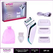 Resim Profesyonel 3 Başlıklı Epilasyon Aleti 