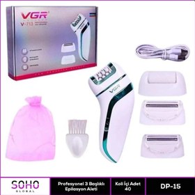 Resim Profesyonel 3 Başlıklı Epilasyon Aleti 
