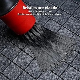 Resim AEE® 7'li Araç İçi Temizlik Fırça Seti Oto Detay Fırçası Yumuşak Toz Alma Klima Havalandırma Torpido Temizlik Aleti Jant Köpük 