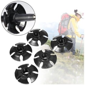 Resim Her Türlü Arazi Ve Mevsim İçin 5'li Paket Yürüyüş Batonları Yedek Uçları Çok Renkli 