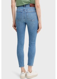 Resim Calvin Klein Bayan Kot Pantolon Lv047b769g Vrw Mavi Mavi 