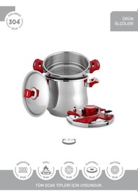 Resim Hascevher Galaxy 5 Lt Practika Set Güveç Model Metalik 