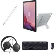 Resim LENOVO Tab 4GB RAM 128 GB HAFIZA 10.1"İNCH M10 GRİ TABLET+ŞEFFAF KILIF+KLAVYE VE MOUSE+KALEM+KULAKLIK 