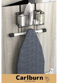 Resim Özel Üretim Kapı Arkası Organizer Sağlam Dayanıklı Kolay Montajlu Sprey Ütü Masası Asma Aparatı Çok Renkli 