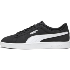 Resim Puma Smash 3.0 Buck Erkek Siyah Spor Ayakkabı - 392336-01 