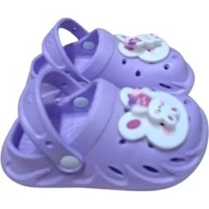 Resim Myshoes Hareketli Figürlü Kız Çocuk Crocs Model Terlik Sandalet 