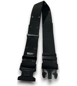 Resim Siyah Delikli Örgü Palaska Jöak Polis Askeri Palaska Siyah 