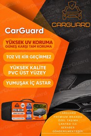 Resim CarGuard Bmw 3 Serisi F30 2012-2017 Uyumlu Pro Fitilli Miflonlu Araba Brandası Oto Branda 
