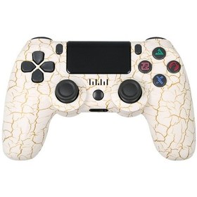 Resim Işık Şeridi Çift Titreşim Oyun Kolu İle Ps4 Kablosuz Bluetooth Oyun Denetleyicisi İçin Patlamak 