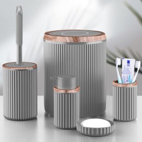 Resim Eminem 5 Parça Akrilik Lüx Banyo Seti 