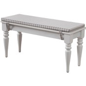 Resim A2 Decor White Bench Gri Minder 