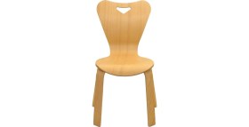 Resim Love Naturel Ahşap Çocuk Sandalyesi 2 - 7 Yaş 