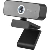 Resim Ranyeek Ds03af Siyah Usb Web Kamerası 1080p Full Hd - Mikrofonlu, Lens Kapaklı, Otomatik Odak, Plug & Play 