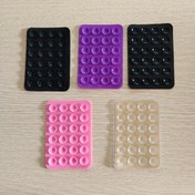 Resim 5'li Karışık Renk Paketi 24 Adet Silikon Cep Telefonu Emme Kupası 